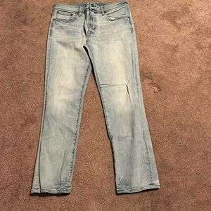 Light blue colored jeans